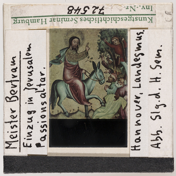 Vorschaubild Meister Bertram, Passionsaltar, Einzug in Jerusalem 